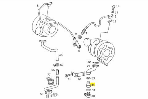 Turbo Yağ Borusu 403, 304, 3031