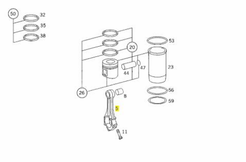 Piston Kolu 3031, 2631, 304