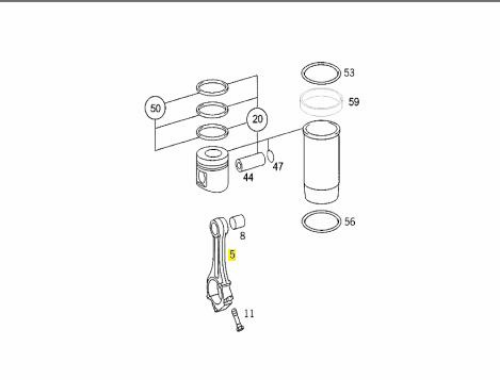 Piston Kolu 501 La