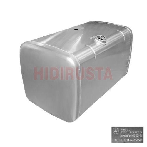 Yakıt Deposu 450 Lt Alüminyum Actros (Yük.700Mm, En 700Mm, Uz.1035Mm)