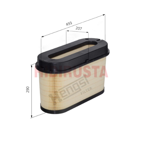 Hava Filtresi Euro 6 (Yük:290 Mm)