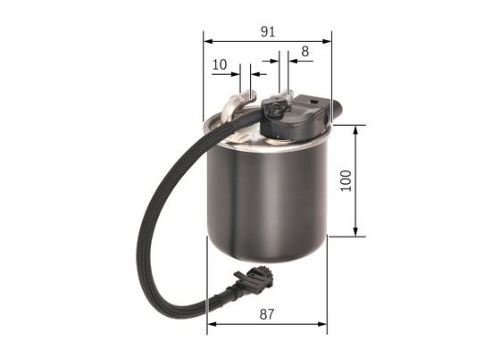 Yakıt Filtresi  447 Vıto 109,111,114,116 Cdı Om 651 950
