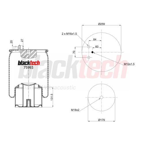 Körük Komple Metal Pistonlu - Tgs,Tgx