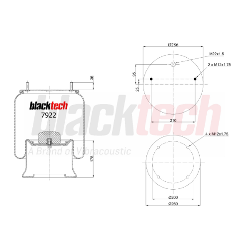 Körük Komple Metal Pistonlu