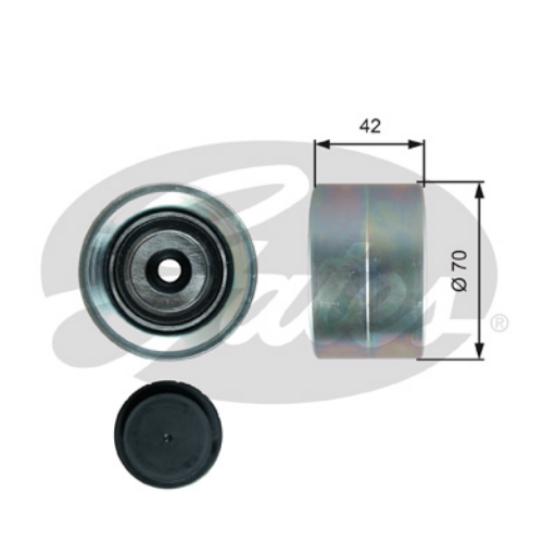 Kayış Gergi Kasnağı D2066-2676 Otobüs (10X70x42)