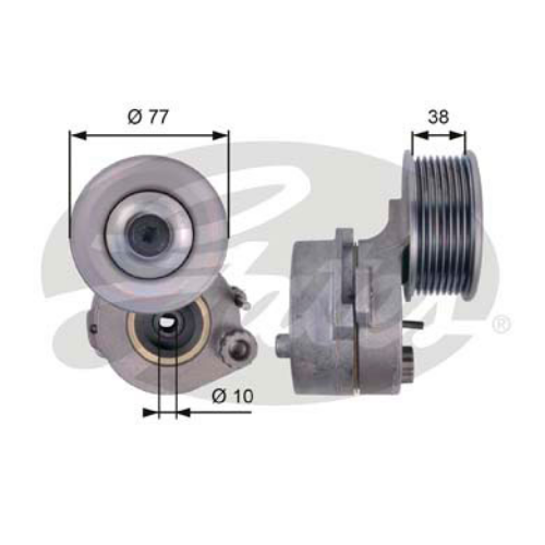 Kayış Gergisi Komple 457 Y.M.(Kasnağı Kanallı Tip)