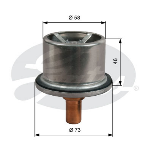 Termostat Daf 87 °C