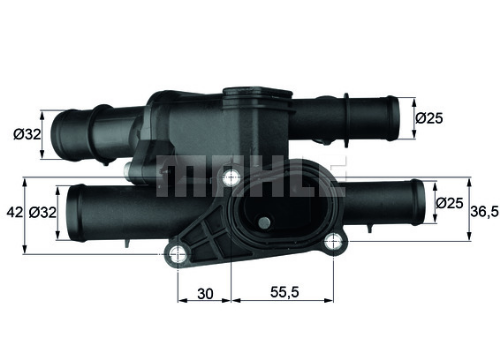 Termostat-Vw 1.6 Golfıv,Bora Bfq Avu Manuel(Komple)